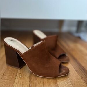 Vince Camuto Block Heel Sandals Mules Shoes